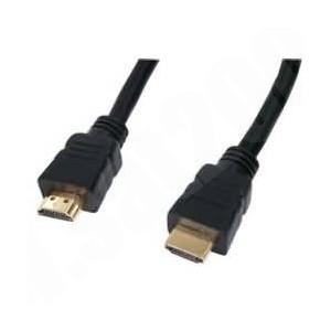 Kabel HDMI - HDMI V1.4 1m zlacený